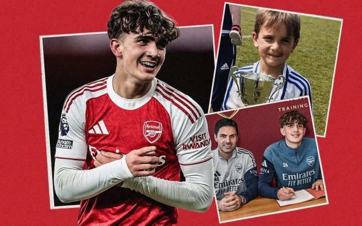 开云网址-绝对天才！电讯报：道曼4岁就被球探挖掘进枪手青训 已成未来之星